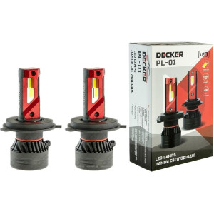 Лампа Decker LED PL-01 5K H4 H/L. Photo 3
