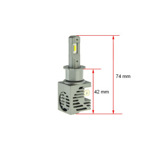 Лампа Cyclone led H3 5000K 4600LM Type 33. Photo 3