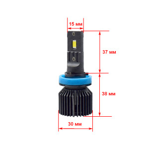 Лампа Cyclone led H11 6000K Type 45. Photo 2