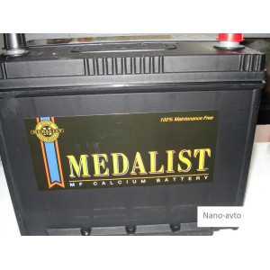 Аккумулятор MEDALIST Asia 6СТ-65 Ah 570A (75D23L). Photo 2