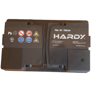 Аккумулятор HARDY 6CT-75Ah 760A. Photo 3