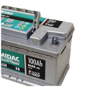 Аккумулятор MIDAC S5 Sigillum 6СТ-100Ah 860A. Photo 3