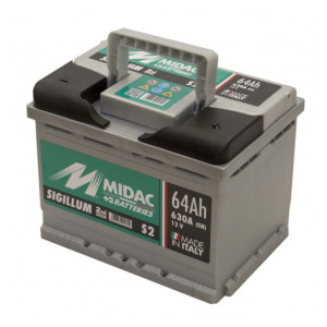 Аккумулятор MIDAC S2 Sigillum 6СТ-64Ah 630A. Photo 3