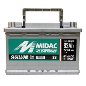 Аккумулятор MIDAC S3 Sigillum 6СТ-82Ah 770A. Photo 3