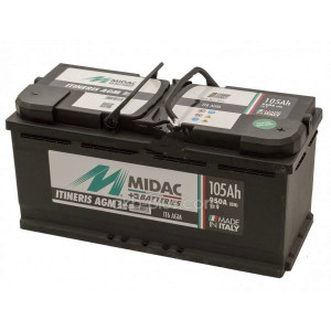 Аккумулятор MIDAC Itineris AGM 6CT-105Ah 950A. Photo 2