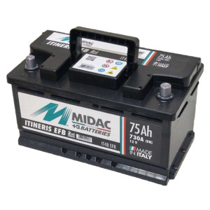 Аккумулятор MIDAC Itineris EFB 6CT-75Ah 730A. Photo 3