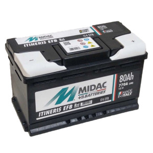 Аккумулятор MIDAC Itineris EFB 6CT-80Ah 770A. Photo 2