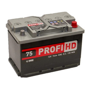 Аккумулятор PROFI HD 6CT-75Ah 760A. Photo 3