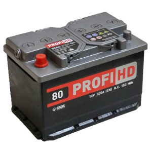 Аккумулятор PROFI HD L 6CT-80Ah 800A. Photo 3