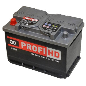 Аккумулятор PROFI HD L 6CT-80Ah 800A. Photo 2