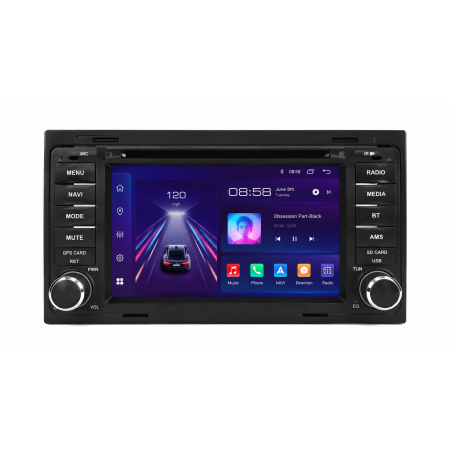 Штатная Автомагнитола Audi A4 B6/B7, 7" Android 12, 4+32GB, IPS, CarPlay, Fan