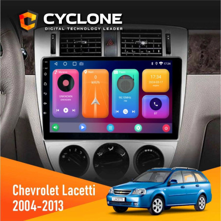 Штатная Автомагнитола Chevrolet Lacetti 2004-2013 Cyclone 2+32GB Silver