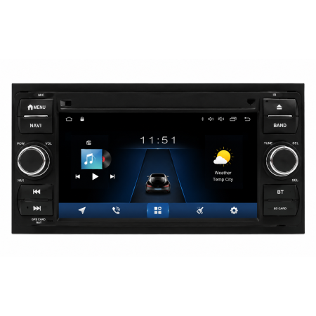 Штатна Автомагнітола Ford Focus / C-Max / S-Max / Fiesta / Mondeo 4 / Kuga FD-93B (Android 12, 4GB/32GB, AHD, CarPlay, Fan)