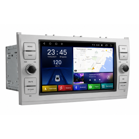 Штатна Автомагнітола Ford Focus / C-Max / S-Max / Fiesta / Mondeo 4 / Kuga FD-93S (Android 12, 4GB/32GB, AHD, CarPlay, Fan)