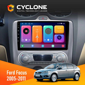 Штатная Автомагнитола Ford Focus 2005-2011 Climate Cyclone 2+32GB