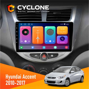 Штатная Автомагнитола Hyundai Accent 2010-2017 Cyclone 2+32GB