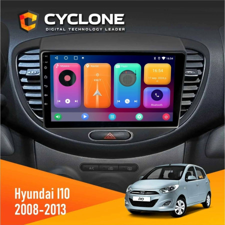 Штатная Автомагнитола Hyundai i10 2008-2013 Cyclone 2+32GB
