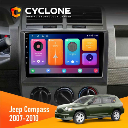 Штатная Автомагнитола Jeep Compass 2007-2010 Cyclone C10-001 2x32
