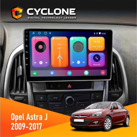 Штатна Автомагнітола Opel Astra j 2009-2017 Cyclone 2x32