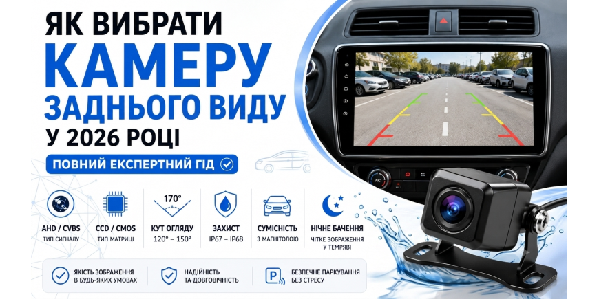 Как выбрать камеру заднего вида в 2026 году: полный экспертный гид 