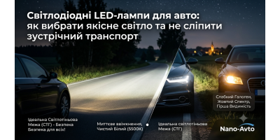 Як вибрати LED лампи для авто 2026: цоколі, СТГ, кулери