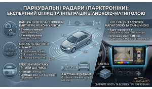 Як вибрати парктронік в авто та підключити до Android: 4 чи 8 датчиків