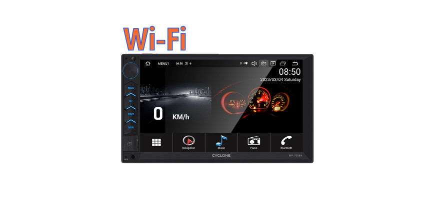 Магнитола 2 дин с поддержкой Wi-Fi