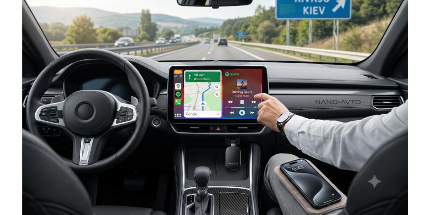 Беспроводной Apple CarPlay и Android Auto: как выбрать адаптер