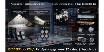 Светодиодные LED фары и балки рабочего света: как выбрать