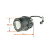 Линзы Cyclone LED BF03 2.0" 6000K