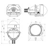 Линзы Cyclone led  BL 2.5" I3 40/50W