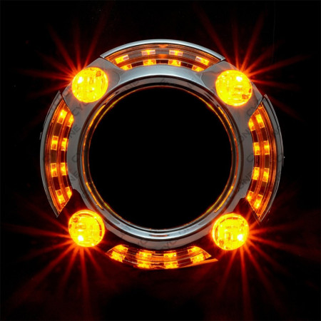 Маска для лінз Cyclone маска S-23 (2.5", 3.0") PM DRL+TURN