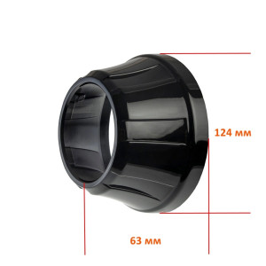 Маска для линз Cyclone маска S-55Black (2.5", 3.0"). Photo 2