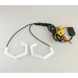Кольцо подсветки Cyclone 2AE U2 80mm White+Yellow. Photo 3